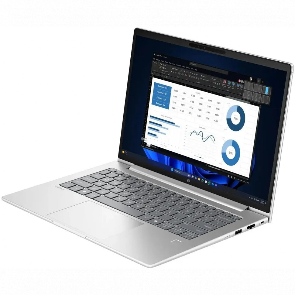 Ноутбук HP ProBook 4 G1i BX7Y0AT 14 ", WUXGA 1920x1200 (16:10), Intel, Core i5, 16 Гб, 512 ГБ, Intel Iris Xe Graphics, Windows 11 Pro - миниатюра 8