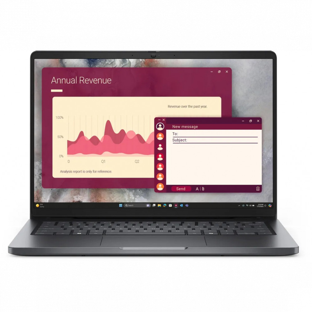 Ноутбук Dell Pro 14 PRO14-5653 14 ", WUXGA 1920x1200 (16:10), Intel, Core Ultra 5, 16 Гб, 512 ГБ, Intel Graphics, Linux - миниатюра 7