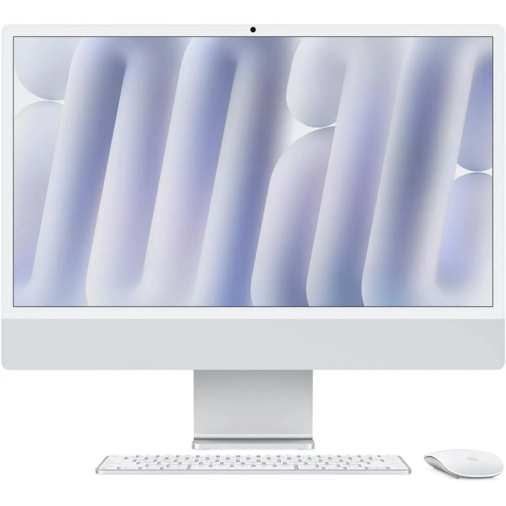 Моноблок Apple iMac 24 Silver (M4) MWUV3ZP/A 24 ", Apple, Apple M4 Series, Apple M4 10-Core, 2.89, 16 Гб, 512 Гб - миниатюра 4