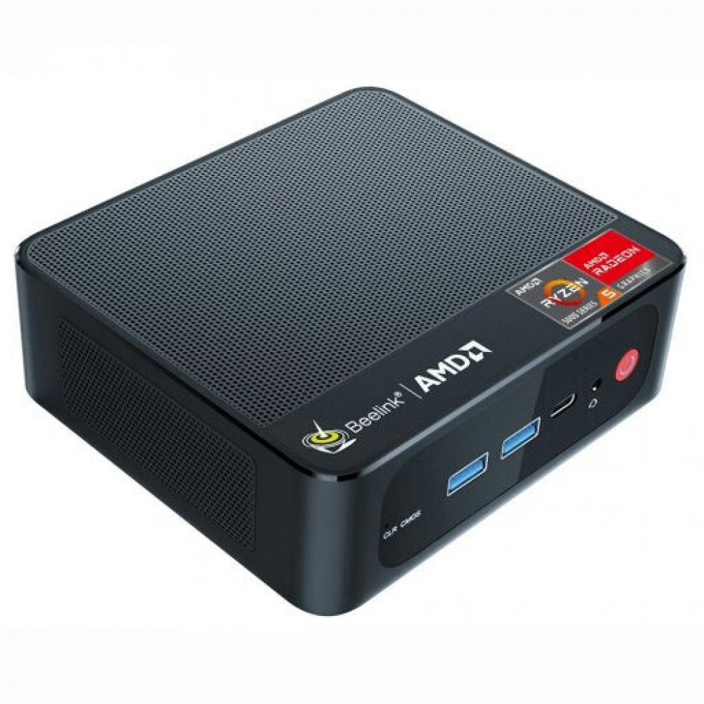 Персональный компьютер Beelink SER5 Black BL/SER5/5500U/16G/500G/2,5G* 1/Black Ryzen 5, 5500U, 2.1, 16 Гб, DDR4-3200 - миниатюра 4