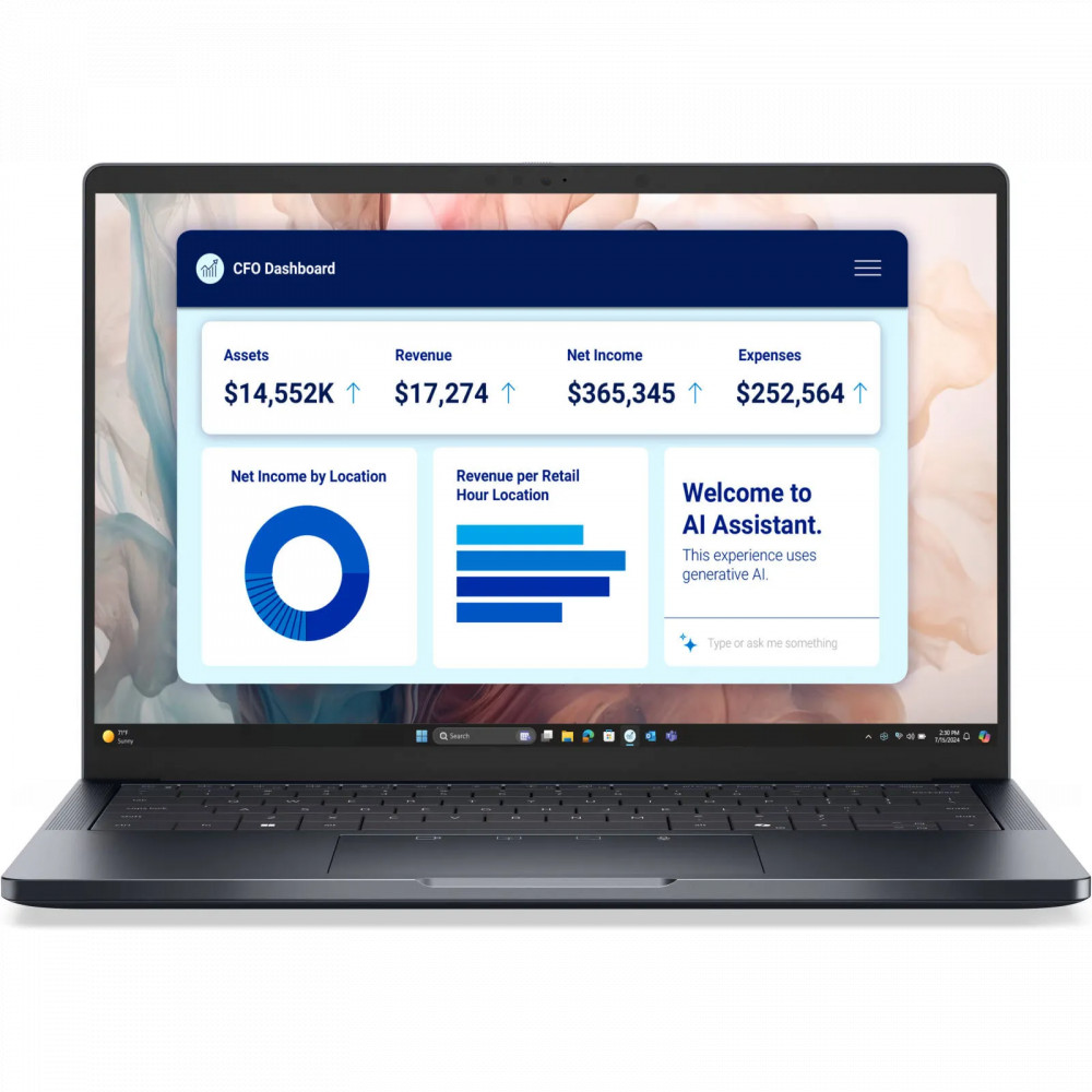 Ноутбук Dell Pro 14 Premium PA14250 XCTO 210-BPFF_4 14 ", WUXGA 1920x1200 (16:10), Intel, Core Ultra 5, 32 Гб, 512 ГБ, Intel Arc Graphics 130V, Windows 11 Pro - миниатюра 7