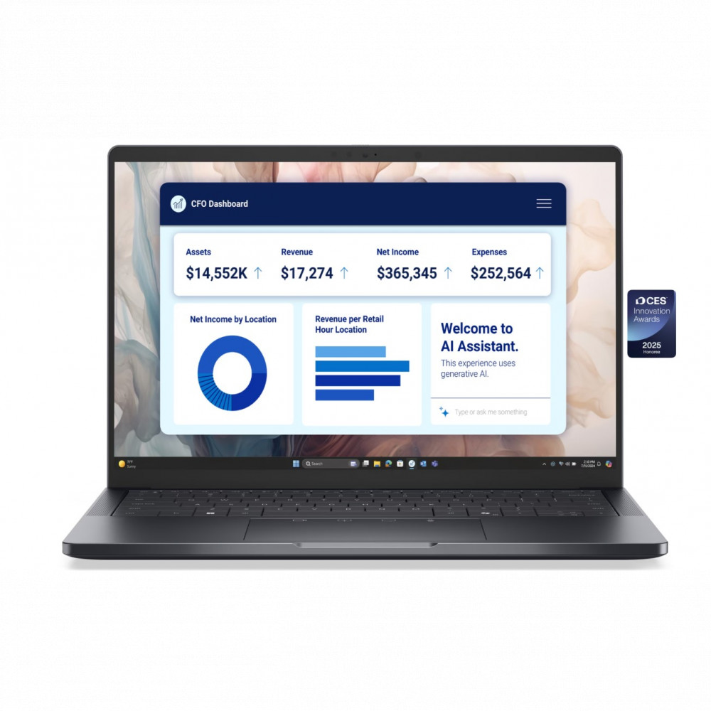 Ноутбук Dell Pro 14 Premium 210-BPFF_5 14 ", WUXGA 1920x1200 (16:10), Intel, Core Ultra 7, 32 Гб, 512 ГБ, Intel Graphics, Windows 11 Pro - миниатюра 5