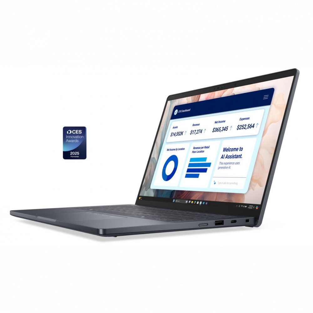 Ноутбук Dell Pro 14 Premium 210-BPFF_5 14 ", WUXGA 1920x1200 (16:10), Intel, Core Ultra 7, 32 Гб, 512 ГБ, Intel Graphics, Windows 11 Pro - миниатюра 6