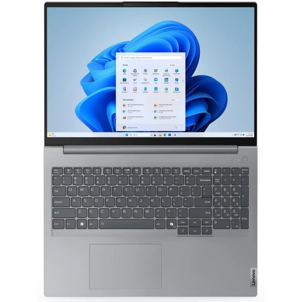 Ноутбук Lenovo ThinkBook 16 G7 AHP 21MU0006CD_PRO 16 ", WQXGA 2560x1600 (16:10), AMD, Ryzen 7, 16 Гб, 512 ГБ, AMD Radeon, Windows 11 Pro - миниатюра 5