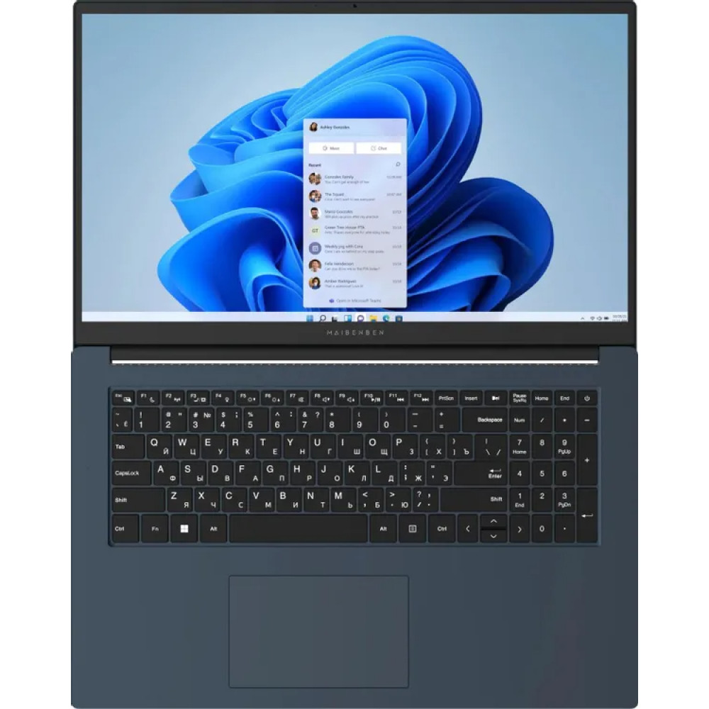 Ноутбук Maibenben M17A-R574UM M17A-R574UM0G3RHU4EB0 17.3 ", FHD 1920x1080 (16:9), AMD, Ryzen 5, 16 Гб, 1 ТБ, AMD Radeon, Windows 11 Home - миниатюра 7