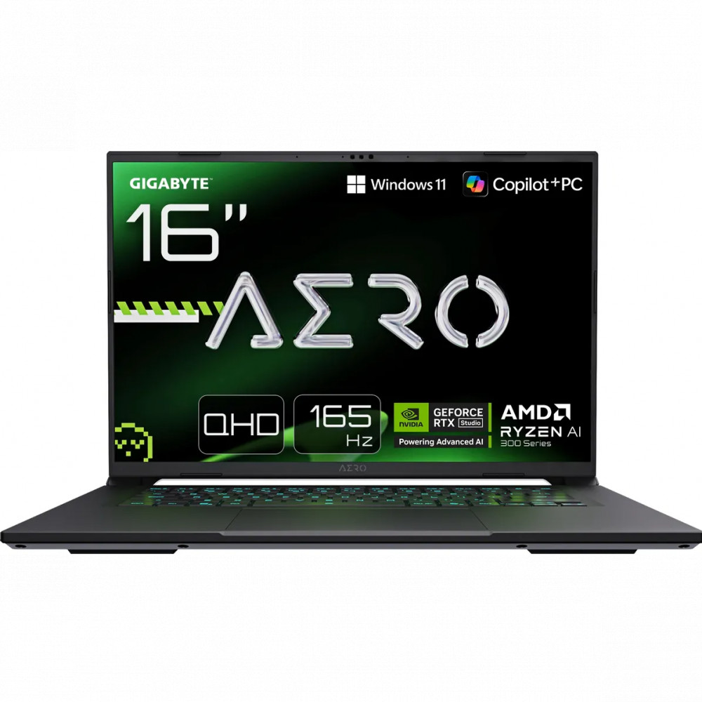 Ноутбук Gigabyte Aero X16 4WHN3KZC64DD 16 ", WQXGA 2560x1600 (16:10), AMD, Ryzen AI 9, 32 Гб, 1 ТБ, nVidia GeForce RTX 5070 - миниатюра 6