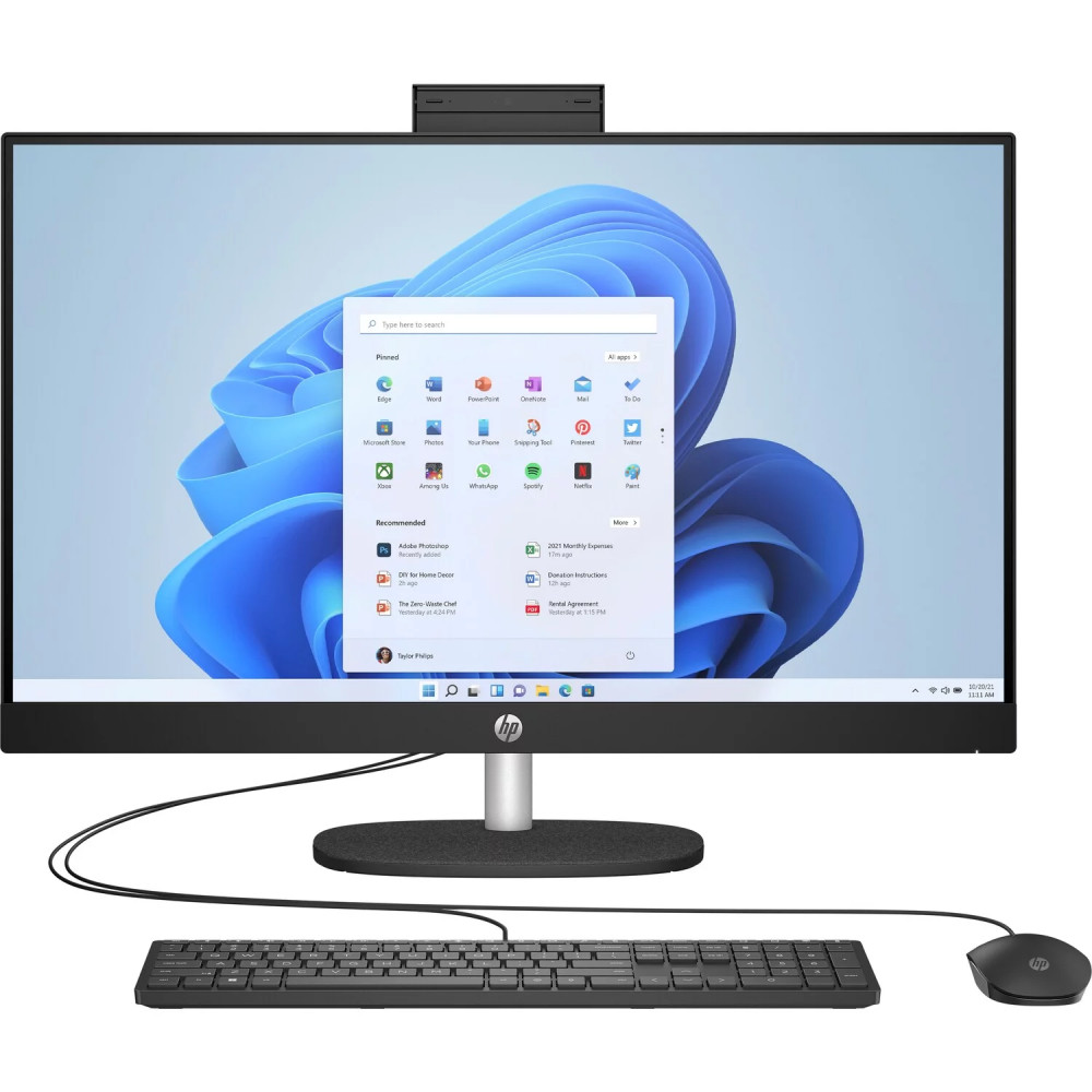 Моноблок HP 27-cr0064ci NT 27 D2QL6EA 27 ", AMD, Ryzen 5, 7520U, 2.8, 16 Гб, 512 Гб - миниатюра 3