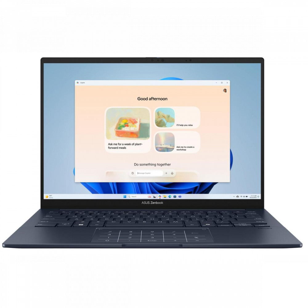 Ноутбук Asus Zenbook 14 90NB14W7-M00MP0 14 ", WUXGA 1920x1200 (16:10), Intel, Core Ultra 7, 16 Гб, 512 ГБ, Intel Arc Graphics, Windows 11 Home - миниатюра 4