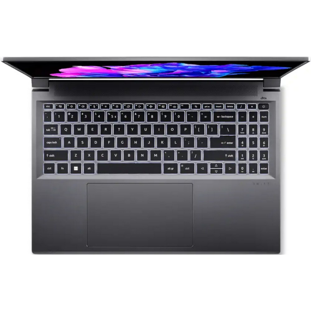 Ноутбук Acer Swift X SFX16-61G NX.KFPER.001 16 ", 3K 3200x2000 (16:10), AMD, Ryzen 9, 16 Гб, 1 ТБ, nVidia GeForce RTX 4050 - миниатюра 12