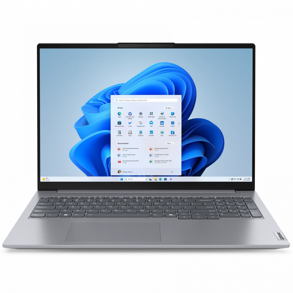 Ноутбук Lenovo ThinkBook 16 G7 ARP 21MW000YRU 16 ", WUXGA 1920x1200 (16:10), AMD, Ryzen 7, 16 Гб, 1 ТБ, AMD Radeon Graphics - миниатюра 7