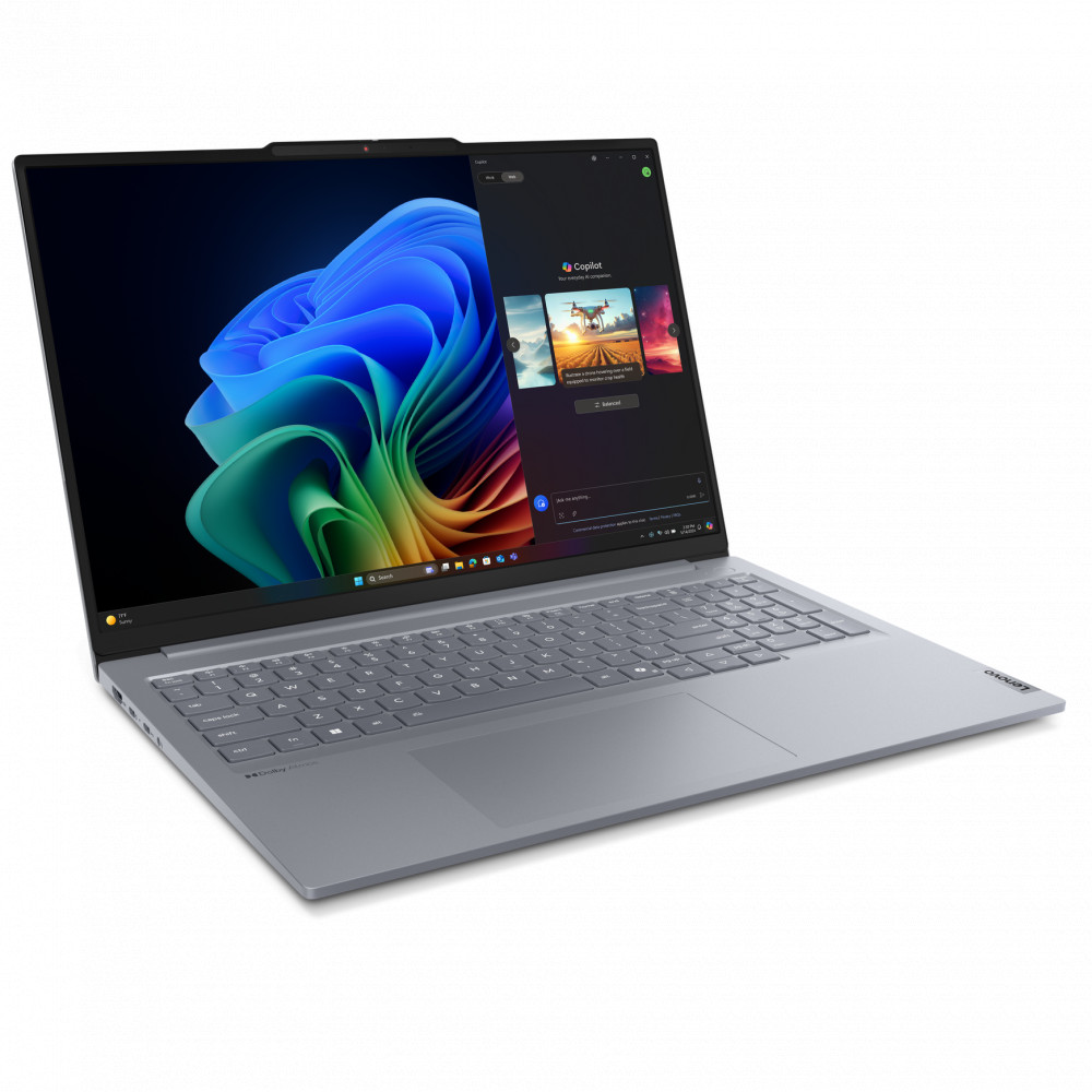 Ноутбук Lenovo ThinkBook 16 G7 QOY 21NH0002RU 16 ", WUXGA 1920x1200 (16:10), Intel, Snapdragon X Plus, 16 Гб, 512 ГБ, Qualcomm® Adreno™ GPU - миниатюра 8