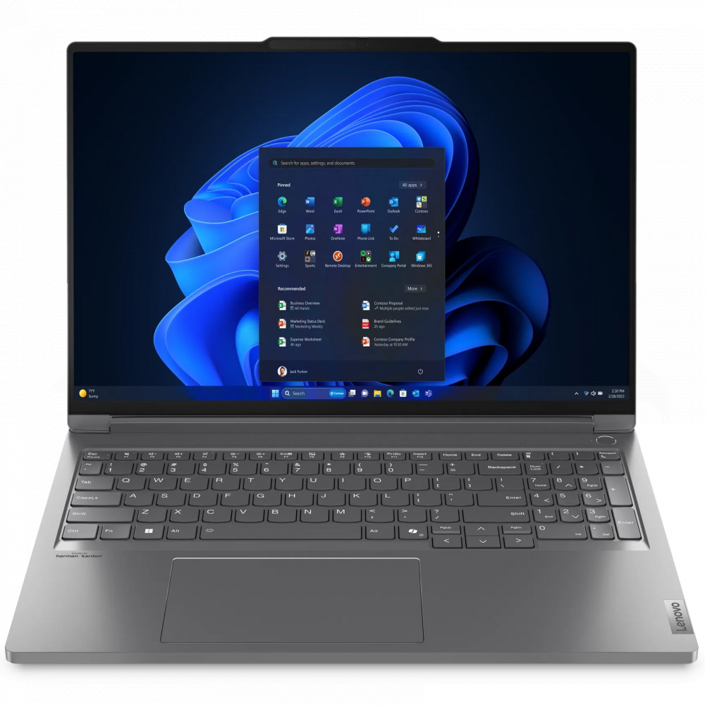 Ноутбук Lenovo ThinkBook 16p G5 IRX 21N5001URU 16 ", WQXGA 2560x1600 (16:10), Intel, Core i7, 16 Гб, 512 ГБ, NVIDIA GeForce RTX 4060 - миниатюра 7