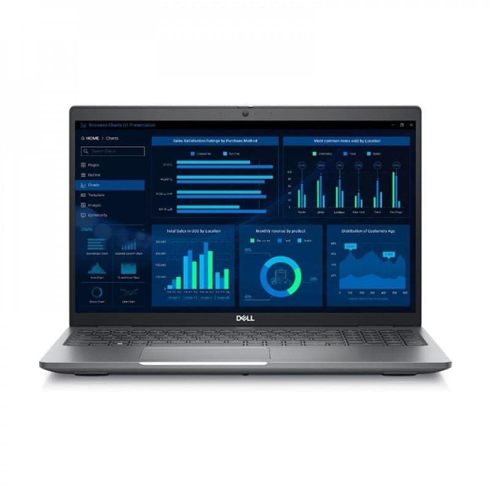 Ноутбук Dell Precision 3591 210-BLND_N104P3591EMEA_VP 15.6 ", FHD 1920x1080 (16:9), Intel, Core Ultra 7, 32 Гб, 1 ТБ, nVidia RTX A1000, Windows 11 Pro - миниатюра 6