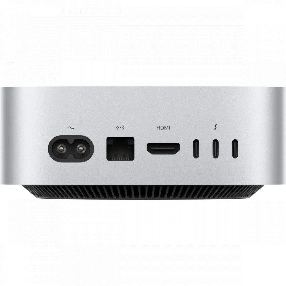 Персональный компьютер Apple Mac Mini 2024 [MCYT4LL/A] Silver Apple M4 series, M4, 2.89, 24 Гб, DDR5-5200, Mac OS - миниатюра 6