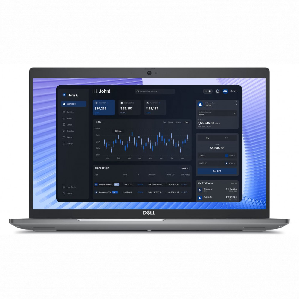Ноутбук Dell Precision 3590 210-BLMX_N001P3590EMEA_VP 15.6 ", FHD 1920x1080 (16:9), Intel, Core Ultra 7, 16 Гб, 512 ГБ, Nvidia RTX 500 Ada, Windows 11 Pro - миниатюра 5