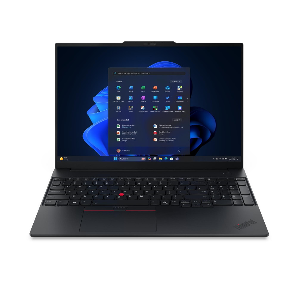 Ноутбук Lenovo ThinkPad E16 G3 21SR0048FW 16 ", WUXGA 1920x1200 (16:10), Intel, Core Ultra 5, 16 Гб, 512 ГБ, Intel Graphics - миниатюра 6