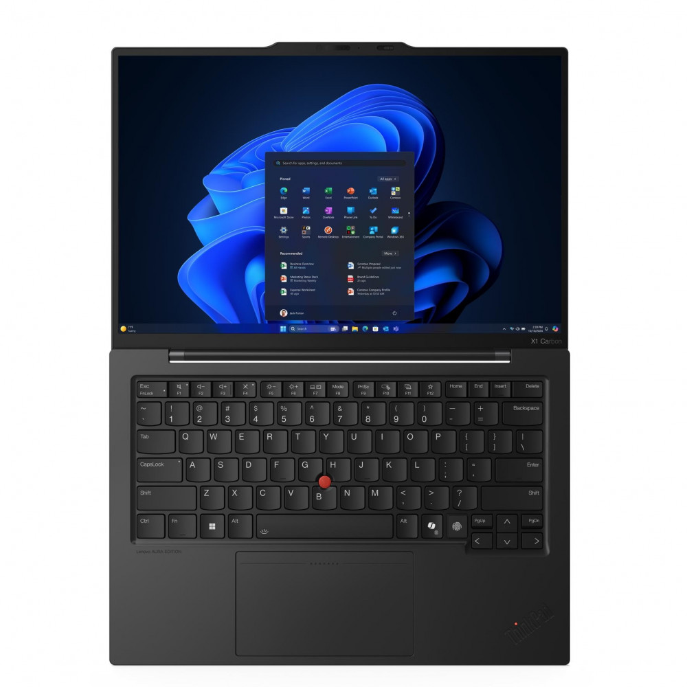 Ноутбук Lenovo ThinkPad X1 Carbon G13 21NX00A7FW 14 ", FHD 1920x1080 (16:9), Intel, Core Ultra 7, 32 Гб, 512 ГБ, Intel Graphics, Windows 11 Pro - миниатюра 10