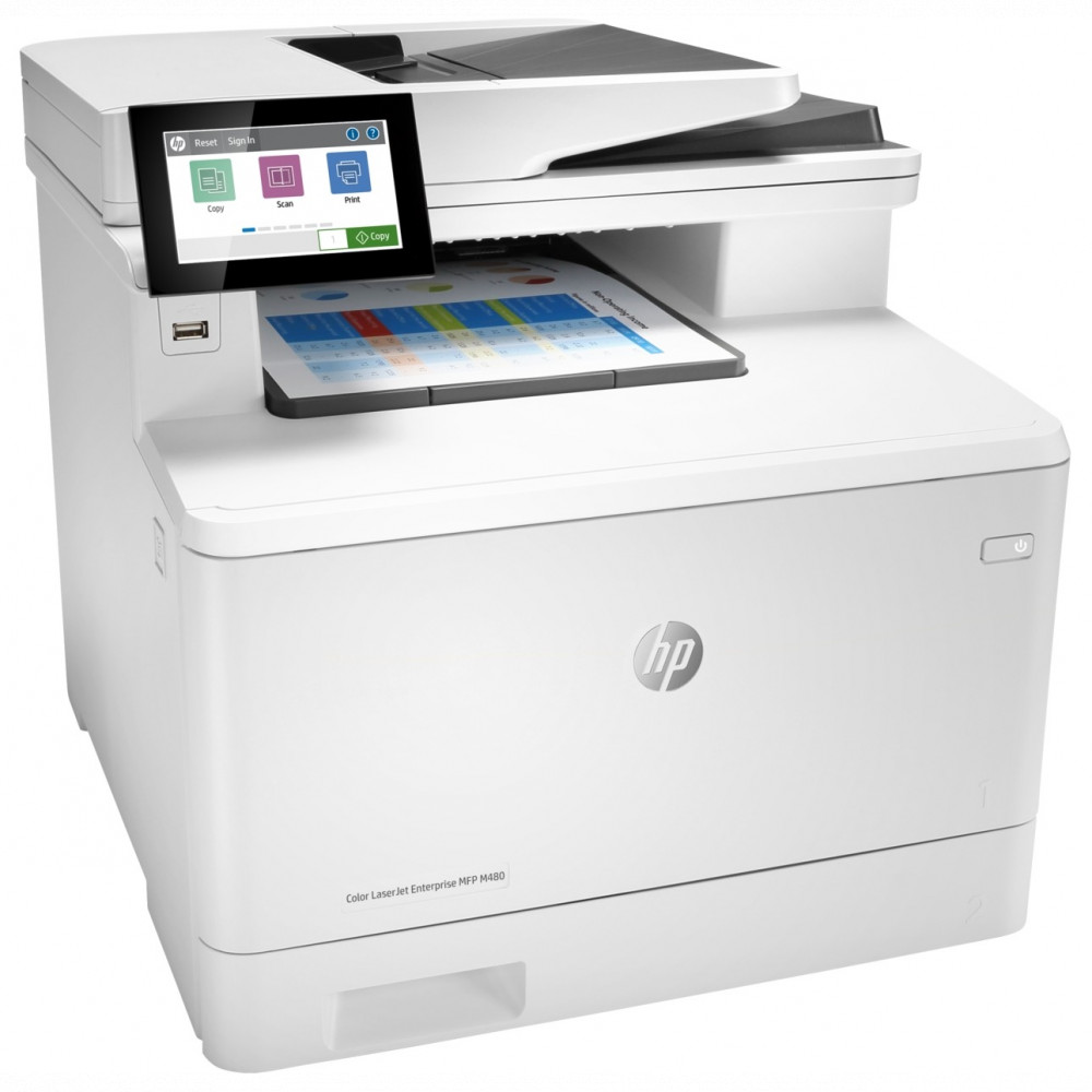 МФУ HP Color LaserJet Enterprise M480F 3QA55A А4, Лазерный, Цветная - миниатюра 6