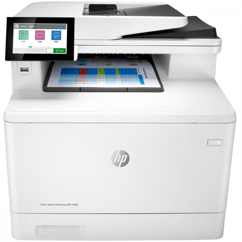 МФУ HP Color LaserJet Enterprise M480F 3QA55A А4, Лазерный, Цветная - миниатюра 7