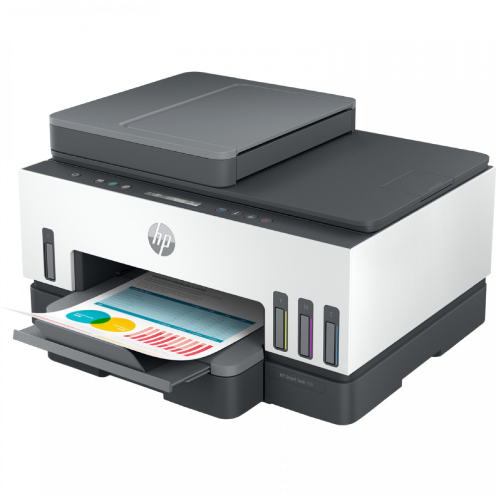 МФУ HP Smart Tank 750 All-in-One 6UU47A А4, Струйный, Цветная - миниатюра 8