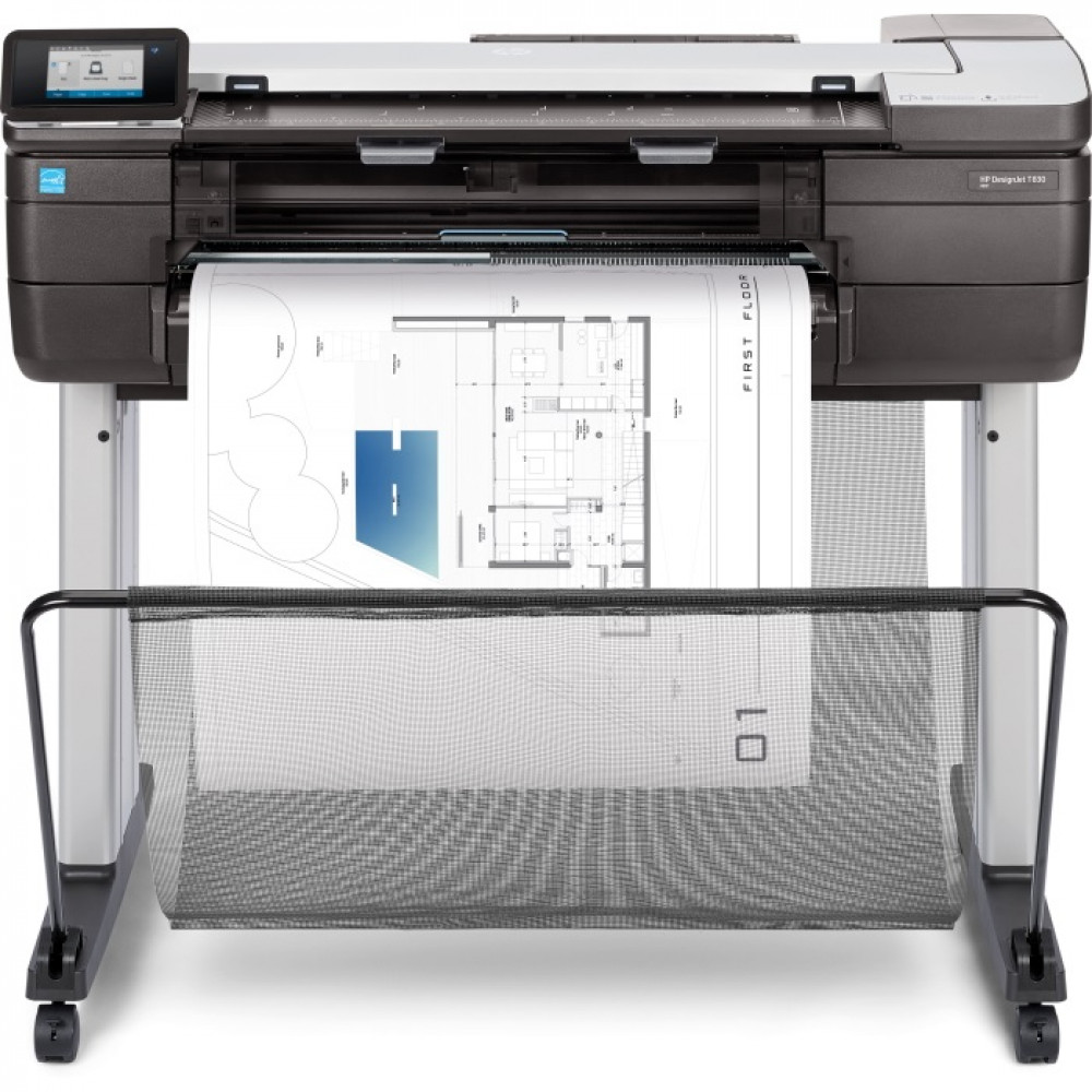 Плоттер HP DesignJetT830 MFP F9A28D#B19 Цветной, Струйная, A1+ (24 дюйма) (610), 24" - миниатюра 5