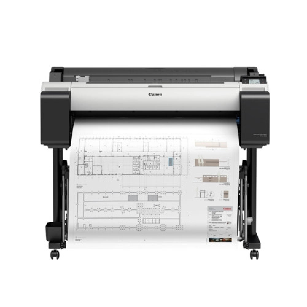 Плоттер Canon Плоттер Canon/ImagePROGRAF TM-300 + 2 упаковки рулонной бумаги Canon/IJM009 DRAFT А0+/914мм х 50м/75 г/м²/3 рулона в упаковке/A0/2400x1200 dpi 3058C003/bundle2 - миниатюра 2