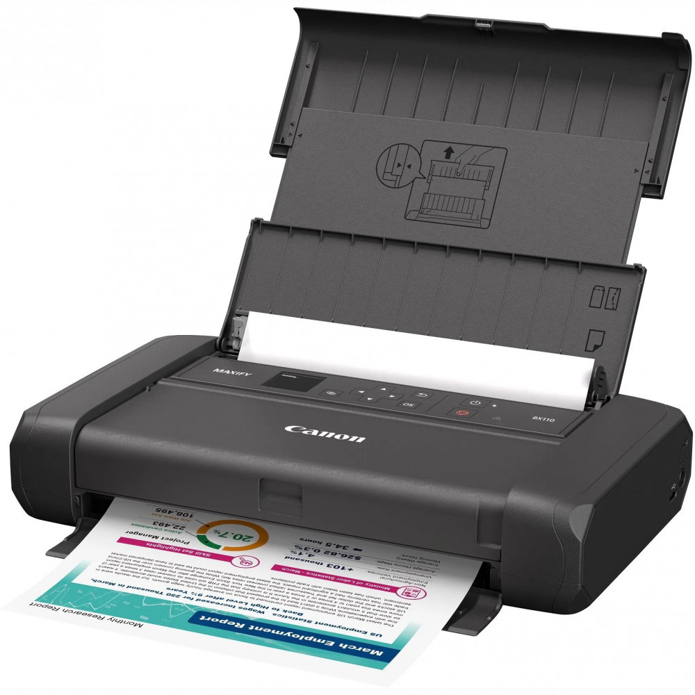 Принтер Canon MAXIFY BX110 WITH BATTERY 7069C027AA А4, Струйный, Цветная - миниатюра 5
