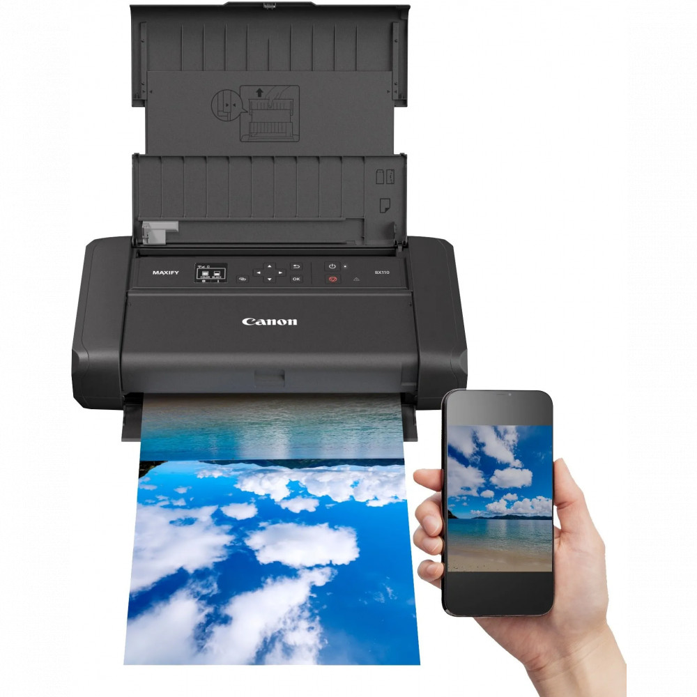 Принтер Canon MAXIFY BX110 WITH BATTERY 7069C027AA А4, Струйный, Цветная - миниатюра 6