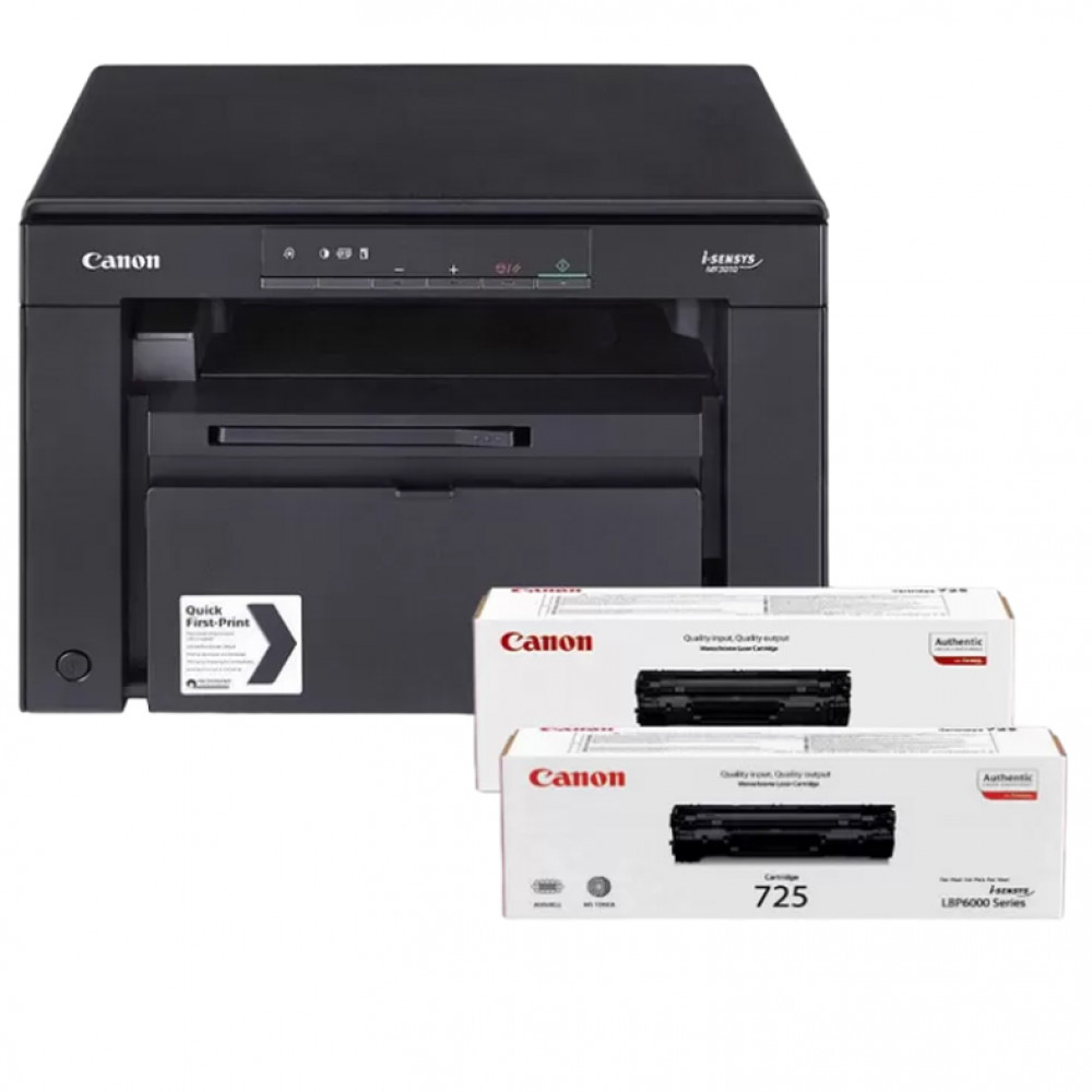 МФУ Canon MF3010 5252B034AA А4, Лазерный, Монохромная - миниатюра 3