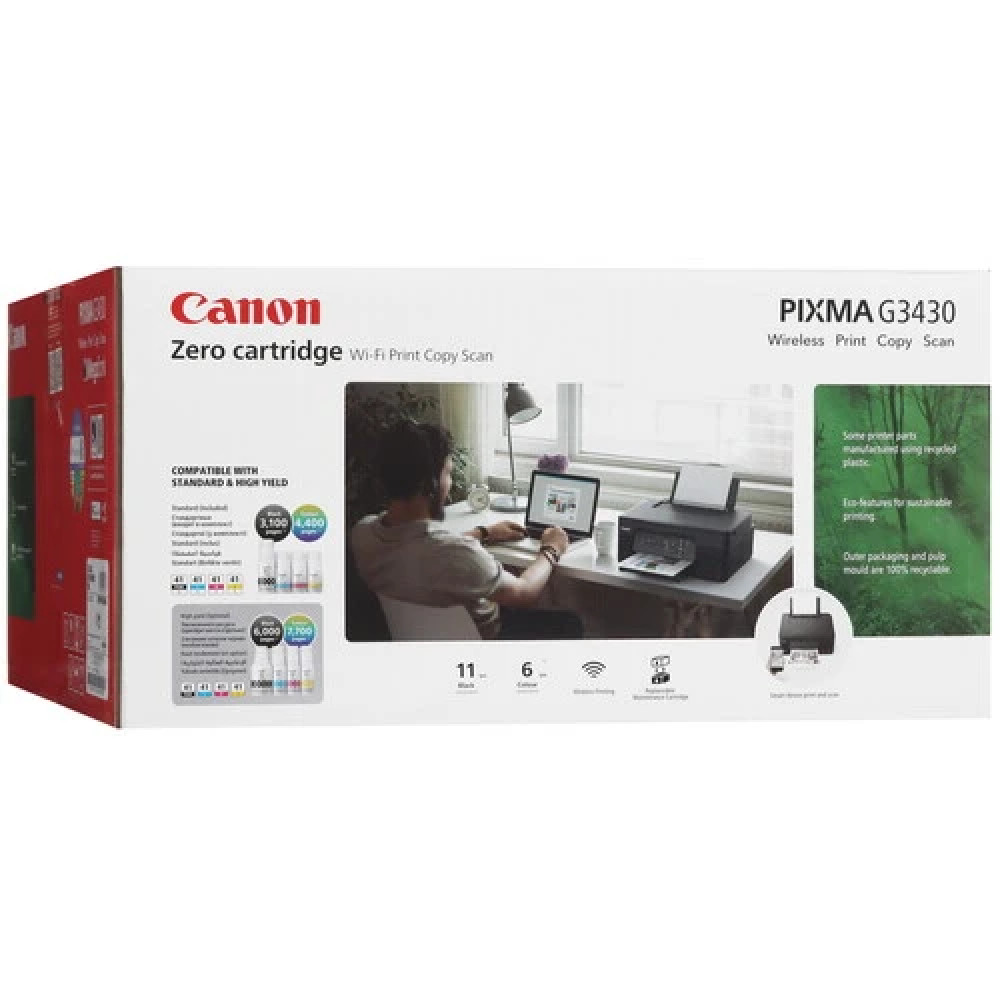 МФУ Canon PIXMA G3430 5989C009AA А4, Струйный, Цветная - миниатюра 10