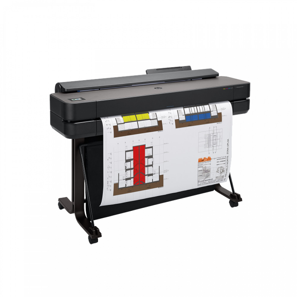 Плоттер HP DesignJet T650 36" 5HB10D Цветной, Струйная, A0+ (36 дюймов) (914), 36" - миниатюра 7