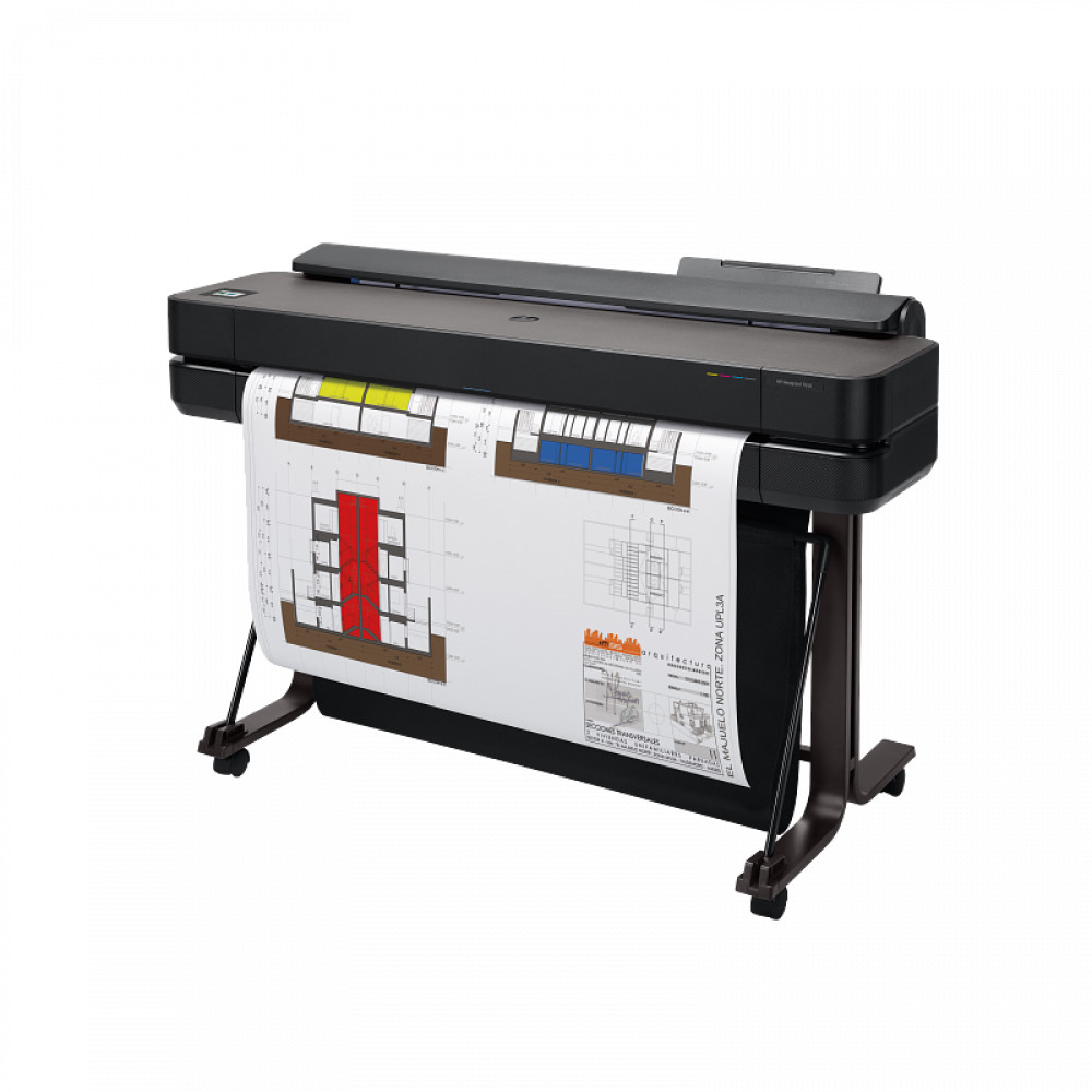 Плоттер HP DesignJet T650 36" 5HB10D Цветной, Струйная, A0+ (36 дюймов) (914), 36" - миниатюра 6