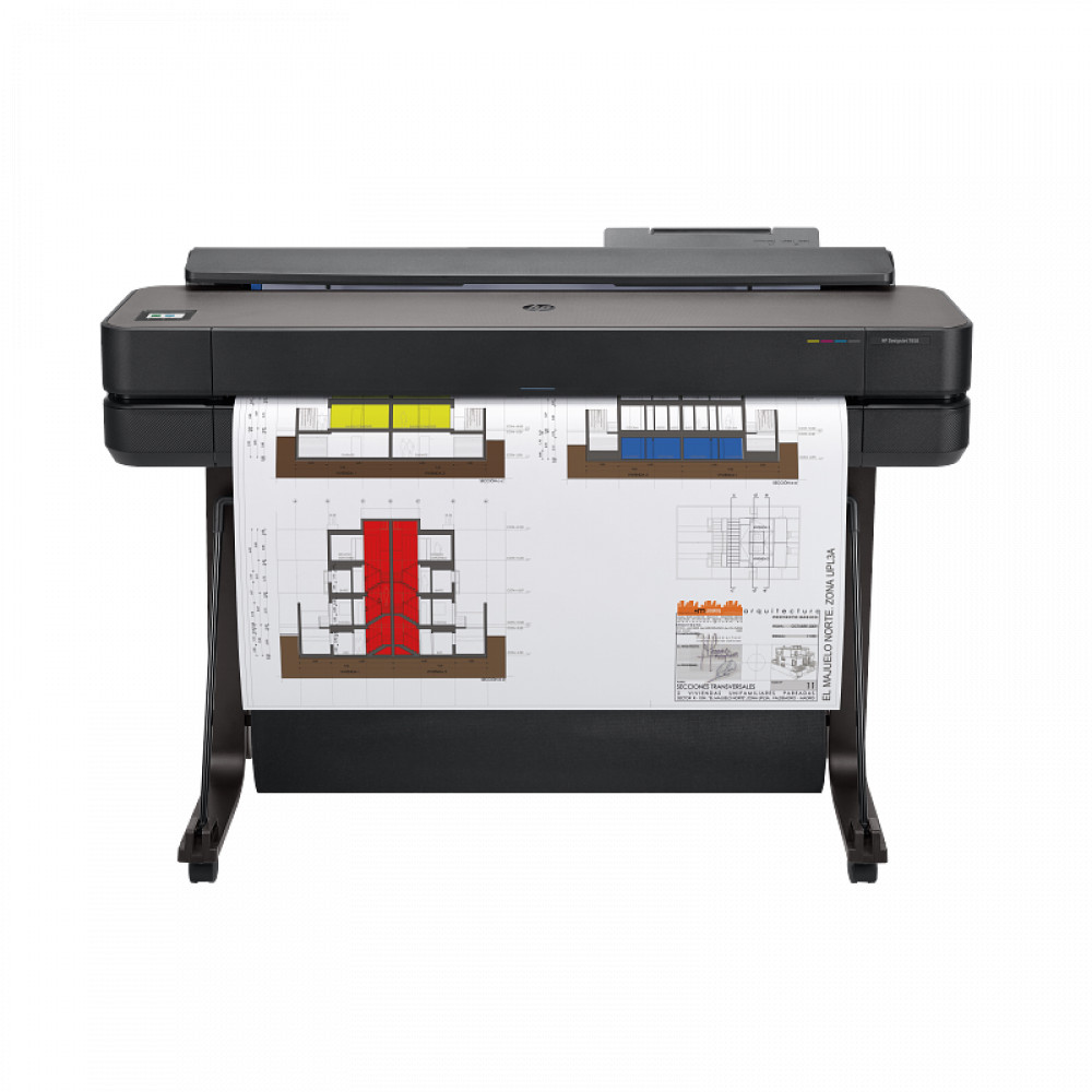 Плоттер HP DesignJet T650 36" 5HB10D Цветной, Струйная, A0+ (36 дюймов) (914), 36" - миниатюра 5